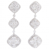 diamond earrings - Uhani - $9.00  ~ 7.73€