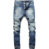 distressed acid wash jeans - Jeans - 