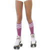 doll parts legs pink socks roller skates - 模特（真人） - 