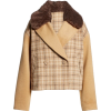 double-breasted-jacket-with-faux-fur-col - Giacce e capotti - 