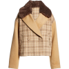 double-breasted-jacket-with-faux-fur-col - 外套 - 