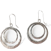 double circle modern bohemian hoops - Earrings - $115.00  ~ £87.40