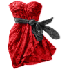 Dress Red - Obleke - 