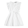 Ruffle Broderie Anglaise Party Dress - Dresses - $31.99 