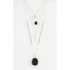 druzy necklace long - ネックレス - 
