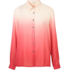 Dye Blouse Pink - 长袖衫/女式衬衫 - 