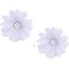 Earrings Purple - Uhani - 