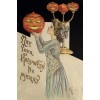 early 1900s Halloween postcard - Ilustracje - 