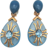 earrings "Made in Italy" Crystal 1980s - Naušnice - 