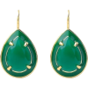 earrings blue green - イヤリング - 