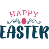 easter - イラスト用文字 - 