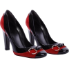 Gucci Red & Black Shoes - Scarpe - 