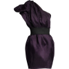 Purple Ruffle Dress - sukienki - 