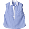 アメリカンラグ シー[AMERICAN RAG CIE] クレリックノースリーブシャツブルー - Košulje - kratke - ¥14,700  ~ 112.18€