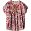 アメリカンラグ シー[AMERICAN RAG CIE] 【ｎａｖａｓａｎａ】幾何プリント×コード刺繍ブラウスライトピンク - Shirts - ¥16,800  ~ £113.45
