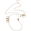 ガリャルダガランテ[GALLARDAGALANTE] 変形リングパーツネックレスアンティークゴールド - Necklaces - ¥10,290  ~ $91.43