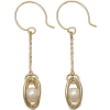 ガリャルダガランテ[GALLARDAGALANTE] カゴモチーフピアスホワイト - Earrings - ¥5,040  ~ $44.78