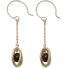 ガリャルダガランテ[GALLARDAGALANTE] カゴモチーフピアスブラウン - Earrings - ¥5,040  ~ $44.78
