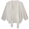 ガリャルダガランテ[GALLARDAGALANTE] シルクレイヤードブラウスアイボリー - 半袖衫/女式衬衫 - ¥17,640  ~ ¥1,050.16