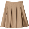 ガリャルダガランテ[GALLARDAGALANTE] ボックスプリーツスカートキャメル - Skirts - ¥16,590  ~ $147.40