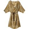 ガリャルダガランテ[GALLARDAGALANTE] レオパードドレープワンピースキャメル - Dresses - ¥39,900  ~ £269.43