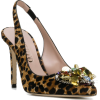 embellished leopard print pumps - Klasyczne buty - 