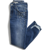 embellished raw edge jeans - Dżinsy - 
