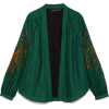embroidered green kimono - Cardigan - 399.00€ 