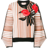 Embroidered Patterned Sweater - Puloveri - 