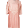 embroidered plisse dress ALBERTA FERRETT - Kleider - 