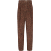 etro-brown-printed-cotton-corduroy-taper - Capri hlače - 