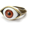 eye ring brown - Кольца - 