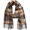 faherty plaid lambswool scarf - Шарфы - 