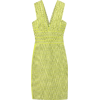 Herve Leger Lime Green - sukienki - 