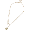 ハートモチーフ　2連／ネックレス - Necklaces - ¥1,575  ~ $13.99