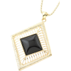 ダイヤ形BIGモチーフネックレス - Ogrlice - ¥1,890  ~ 106,68kn