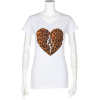 【JOY　RICH】　LOVE　IN　LEOPARD　TEE　レオパードハート型Tee - T恤 - ¥6,090  ~ ¥362.56