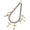 ランダムクロスネックレス - Necklaces - ¥3,465  ~ £23.40