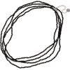 メタルビーズ　ロング／ネックレス - Necklaces - ¥1,575  ~ £10.64