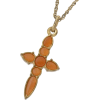 天然石クロスネックレス - Necklaces - ¥2,520  ~ $22.39