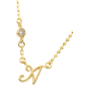 イニシャルネックレス - Necklaces - ¥3,990  ~ £26.94