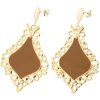 ダイヤ型カラーピアス - Earrings - ¥1,575  ~ £10.64