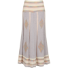 【gelato pique garden】フォークロア柄ニットロングスカート - Skirts - ¥9,870  ~ $87.70