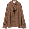 fennica <WOMEN> dahl'ia / dot ribbon pul - 長袖シャツ・ブラウス - 