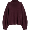 fine-knit sweater with wool content - 套头衫 - 