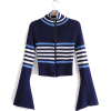 flared sleeve slim short knit cardigan - Cardigan - $29.99  ~ £22.79