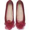 floral ballerina flats - scarpe di baletto - 