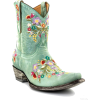 floral boots - Čizme - 