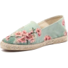 floral espadrille - 平鞋 - 