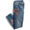floral jeans - ジーンズ - 